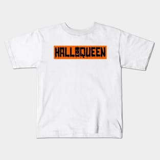 Halloqueen Halloween Pumpkin Design Kids T-Shirt